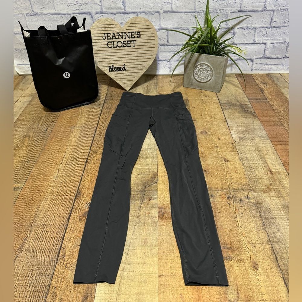 Lululemon Fast And Free Tight Ii 25" *Non-Reflective Nulux Titanium